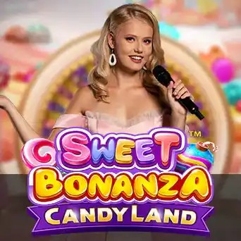Sweet Bonanza CandyLand logo by Pragmatic Play at rewards-casino