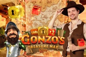 Enjoy Gonzo's Treasure Map by Evolution – logo hosted on rewardscasino.fr