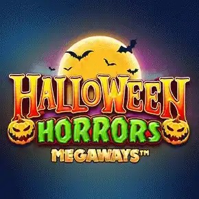 Halloween Horrors Megaways logo by Iron Dog Studio rewards-casino