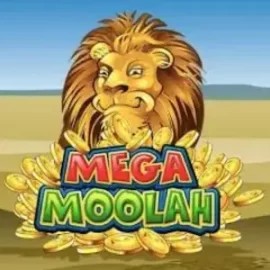 Official Slots logo: Mega Moolah by Microgaming at rewards-casino