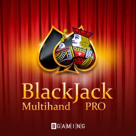 Multihand Blackjack Pro by BGAMING, showcased at rewardscasino.fr – game logo
