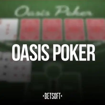 Oasis Poker by Betsoft Gaming, showcased at rewardscasino.fr – game logo