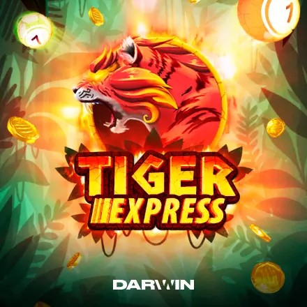 Tiger Express casino game by Darwin Gaming – featured logo at rewards-casino