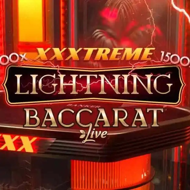 XXXtreme Lightning Baccarat game by Evolution – logo hosted on rewards-casino